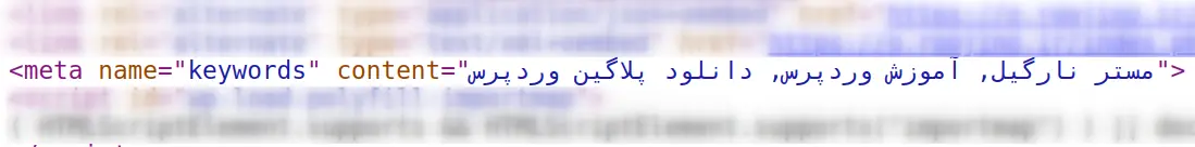 متا تگ کلمات کلیدی متا کیوردز در وردپرس